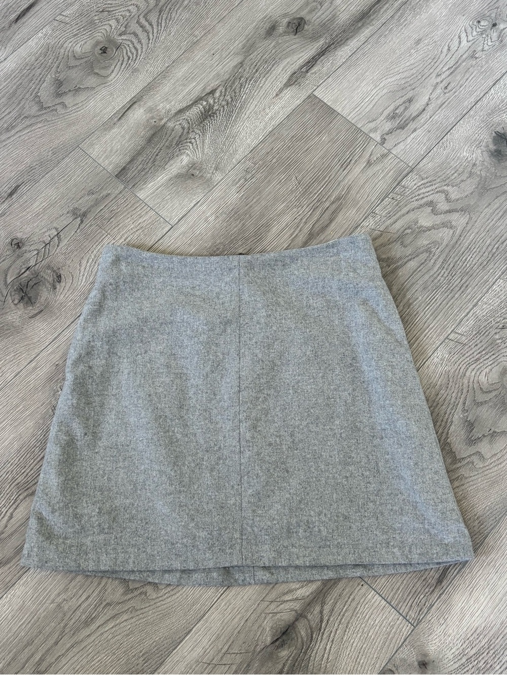 Aritzia Wilfred Wool & Cashmere Blend Grey Skirt | Women’s Size 10